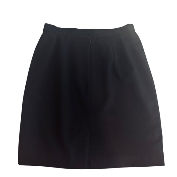 Austin Reed Petite Black Worsted Wool Skirt Size 4 – Classic Workwear - Picture 1 of 6